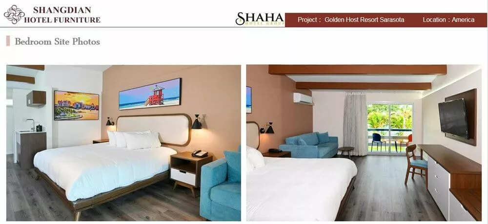 golden host resort furniture project case 
