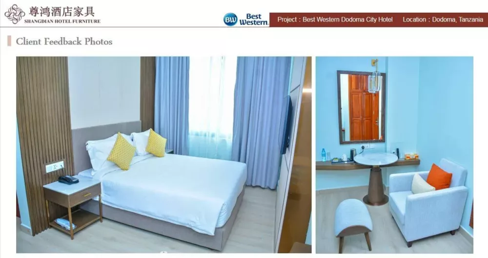 Best Western Dodoma City Hotel Furniture Project Case